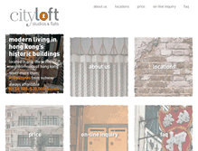 Tablet Screenshot of cityloft.com.hk